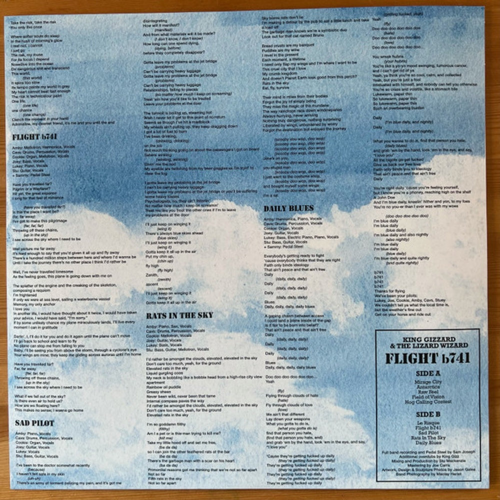 King Gizzard & The Lizard Wizard – Flight B741 (Deluxe LP Vinyl) - Side View