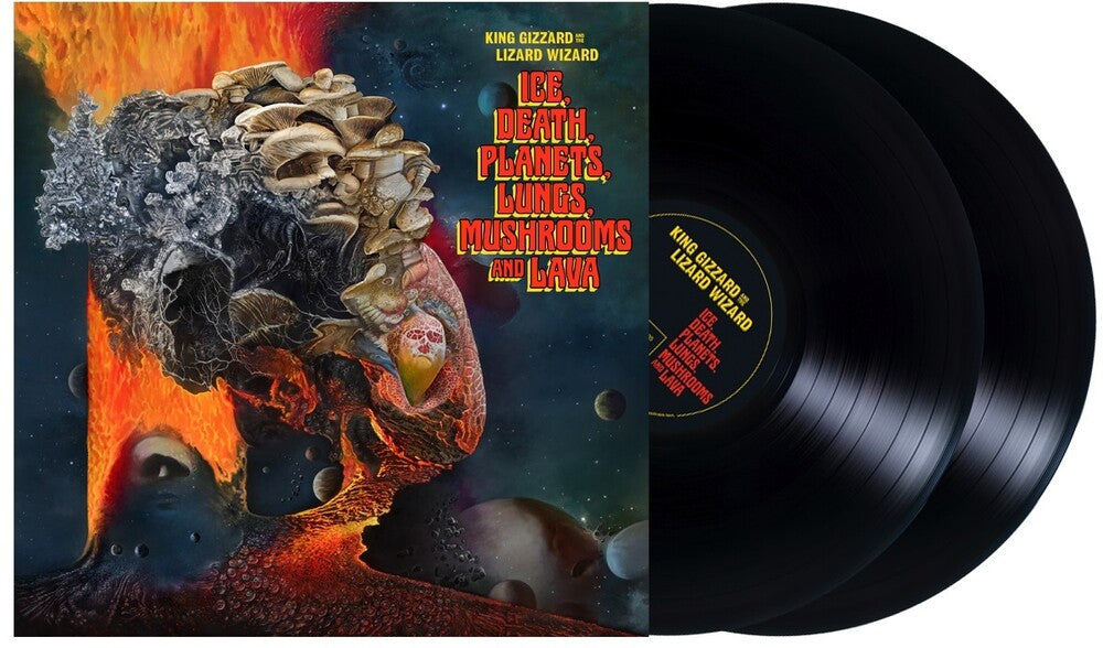 King Gizzard & The Lizard Wizard – Ice, Death, Planets, Lungs, Mushrooms and Lava (Limited Edition Recycled Black Wax 2-LP Vinyl)
