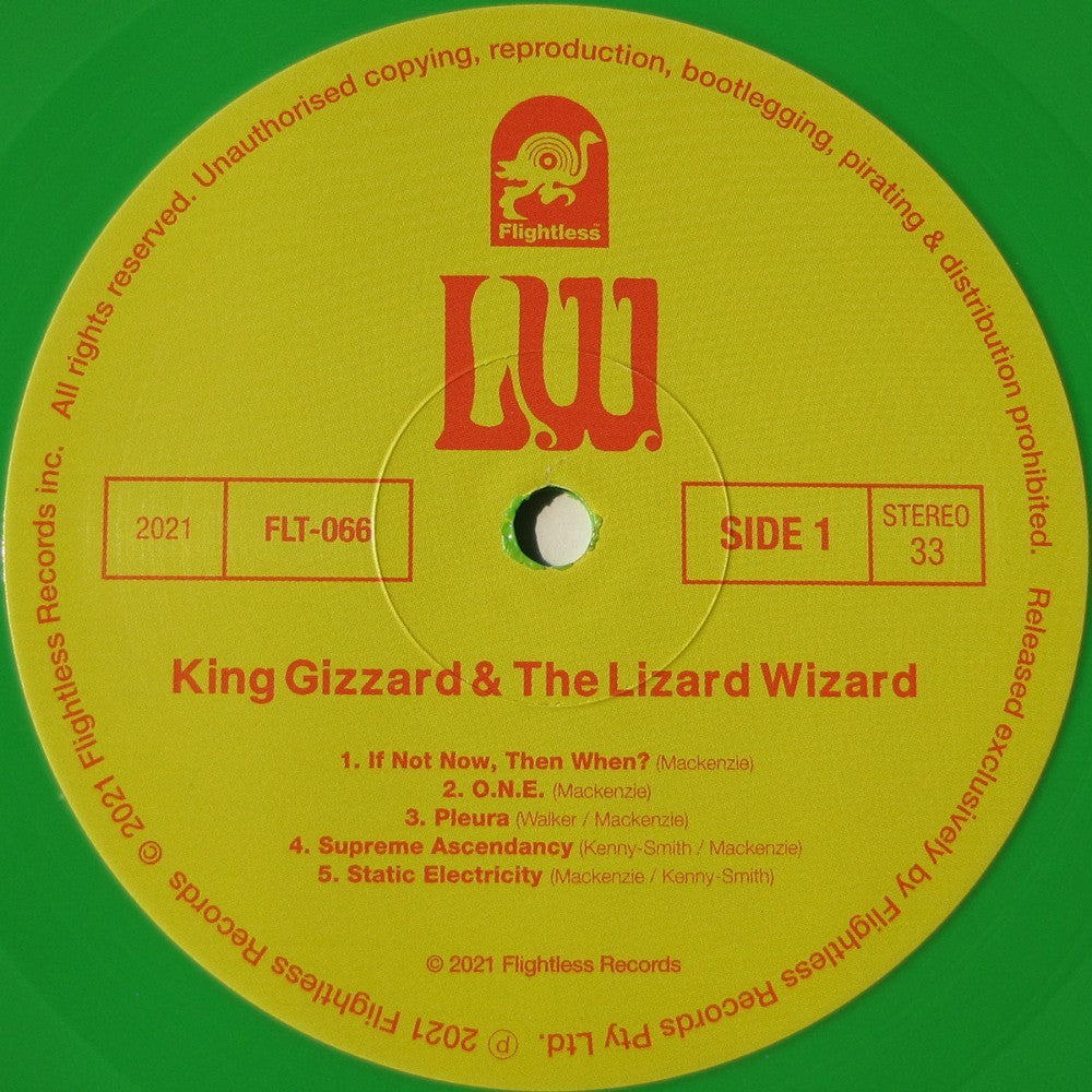 King Gizzard & The Lizard Wizard – L.W. (LP Vinyl) - Alternate View