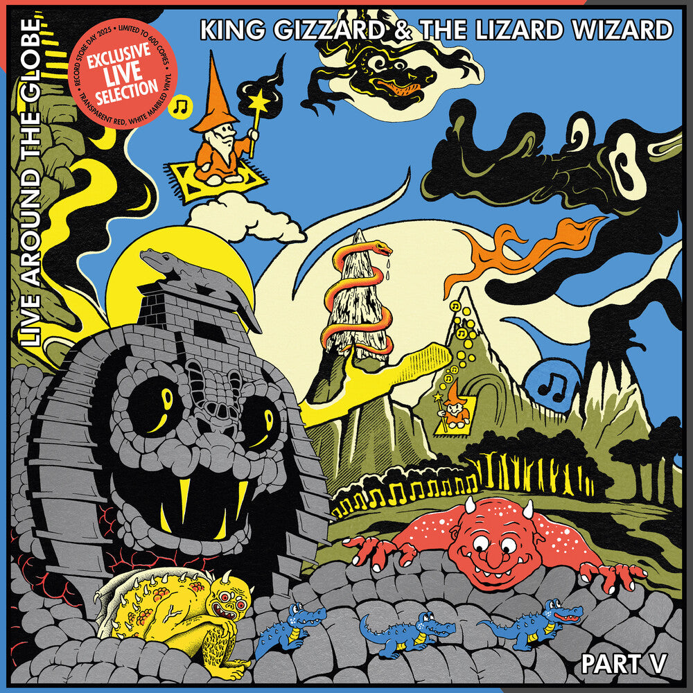 King Gizzard & The Lizard Wizard – Live Around The Globe: Part V (Colored LP Vinyl) - Back