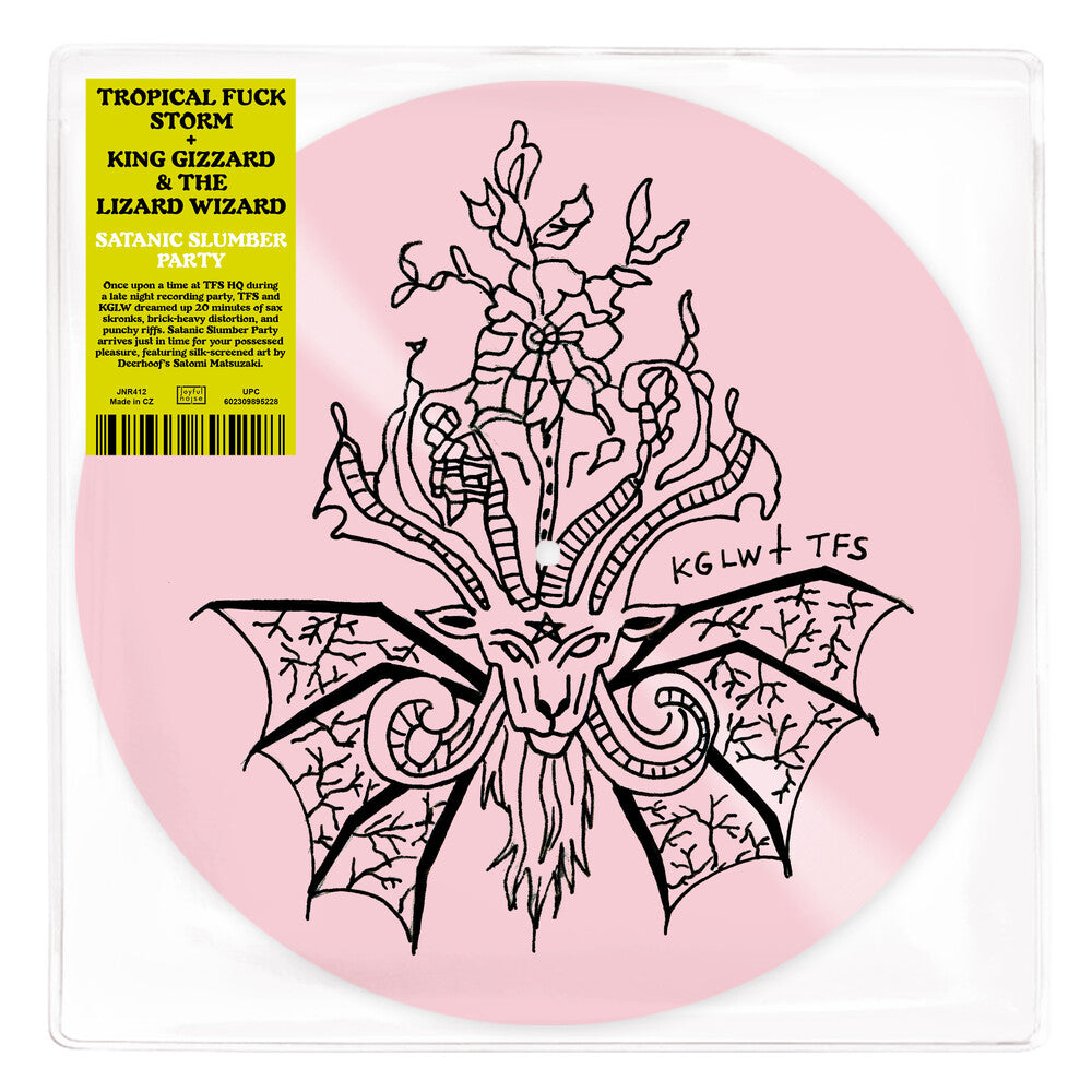 King Gizzard & The Lizard Wizard – Satanic Slumber Party EP (Limited Edition Pink Silkscreened 12" Vinyl) - Back