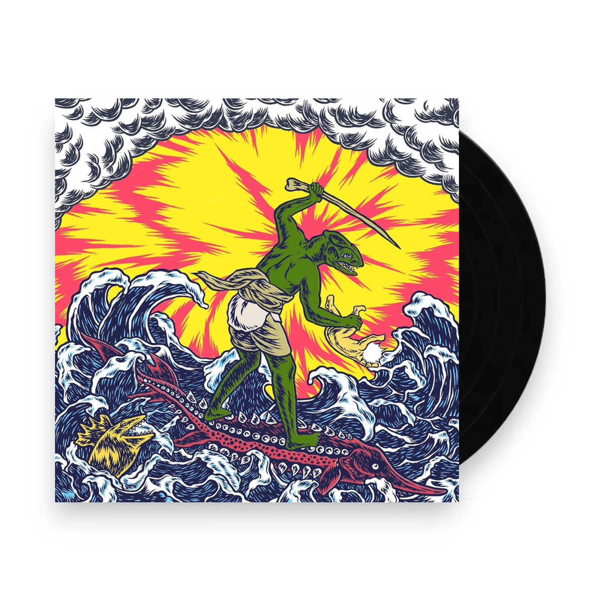 King Gizzard & The Lizard Wizard – Teenage Gizzard (Eco Green LP Vinyl) - Front