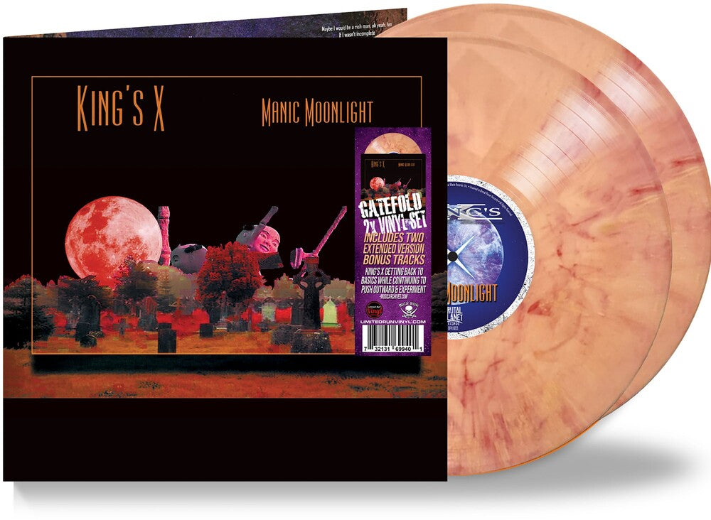 King's X – Manic Moonlight (mars Attack Orange LP Vinyl)