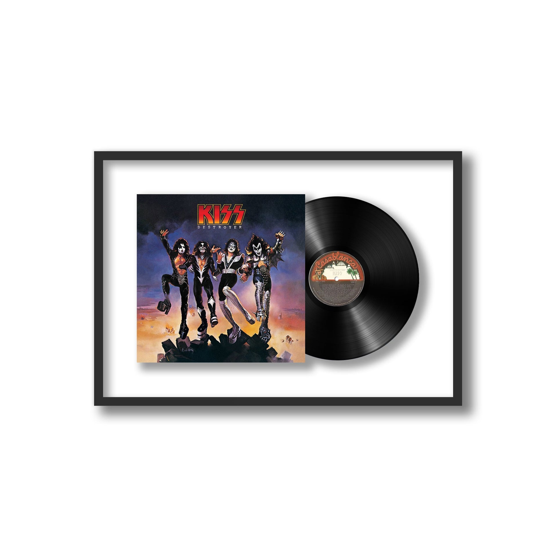 Kiss - Destroyer (Framed Vinyl)