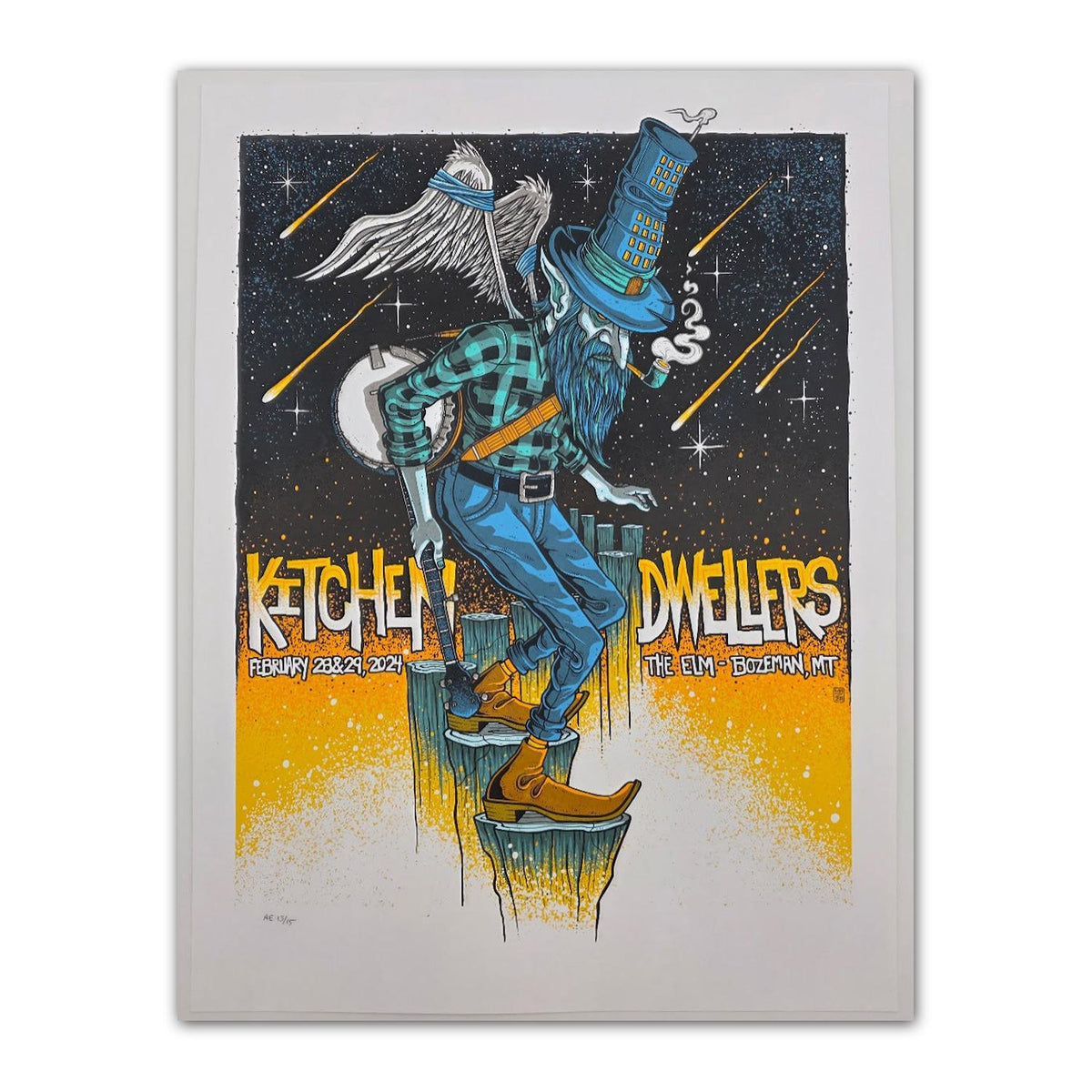 Kitchen Dwellers - Bozeman, MT 2024 Poster by Mazza