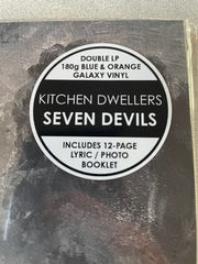 Kitchen Dwellers – Seven Devils (Blue & Orange Galaxy 2-LP Vinyl) - Alternate View