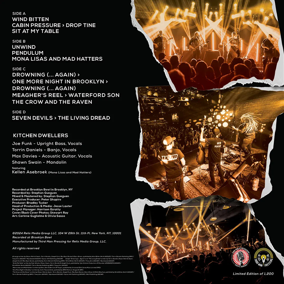 Kitchen Dwellers - The Relix Session Vinyl 2xLP | Relix | relix.shop