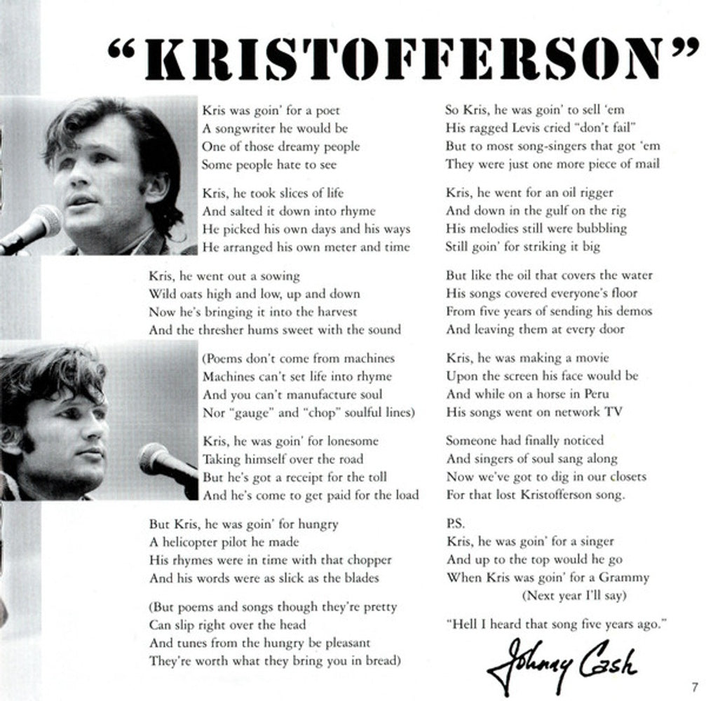 Kris Kristofferson – Kristofferson (CD) - View 11