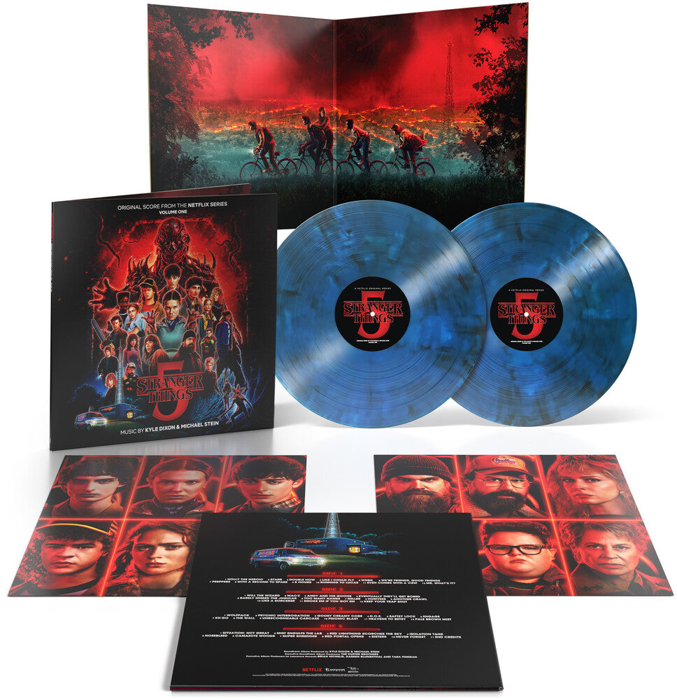Kyle & Michael Stein Dixon – Stranger Things 5 (Original Score from the Netflix Series) Volume 1 (Upside Down Inter-Dimensional Blue LP Vinyl)