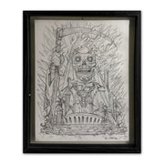 "LA Pencils" Original Framed Artwork by Munk One