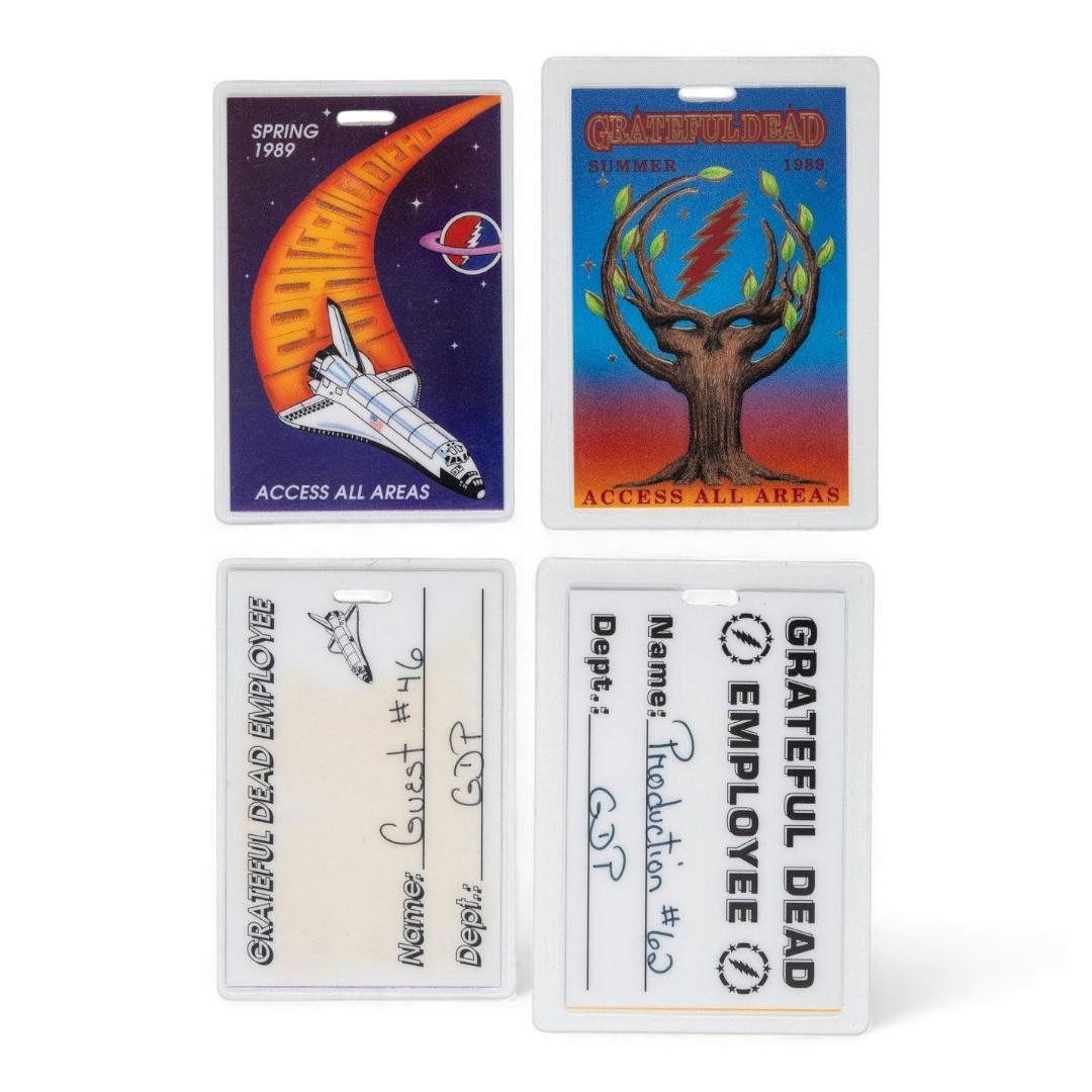 Grateful Dead Backstage Laminates (Spring & Summer 1989) from Robbie Taylor