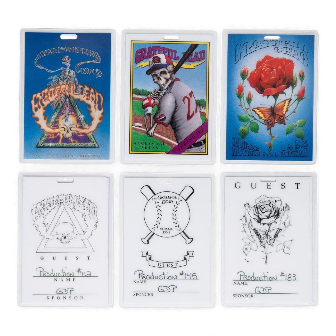 Grateful Dead Backstage Laminates (1991 - 1992) from Robbie Taylor