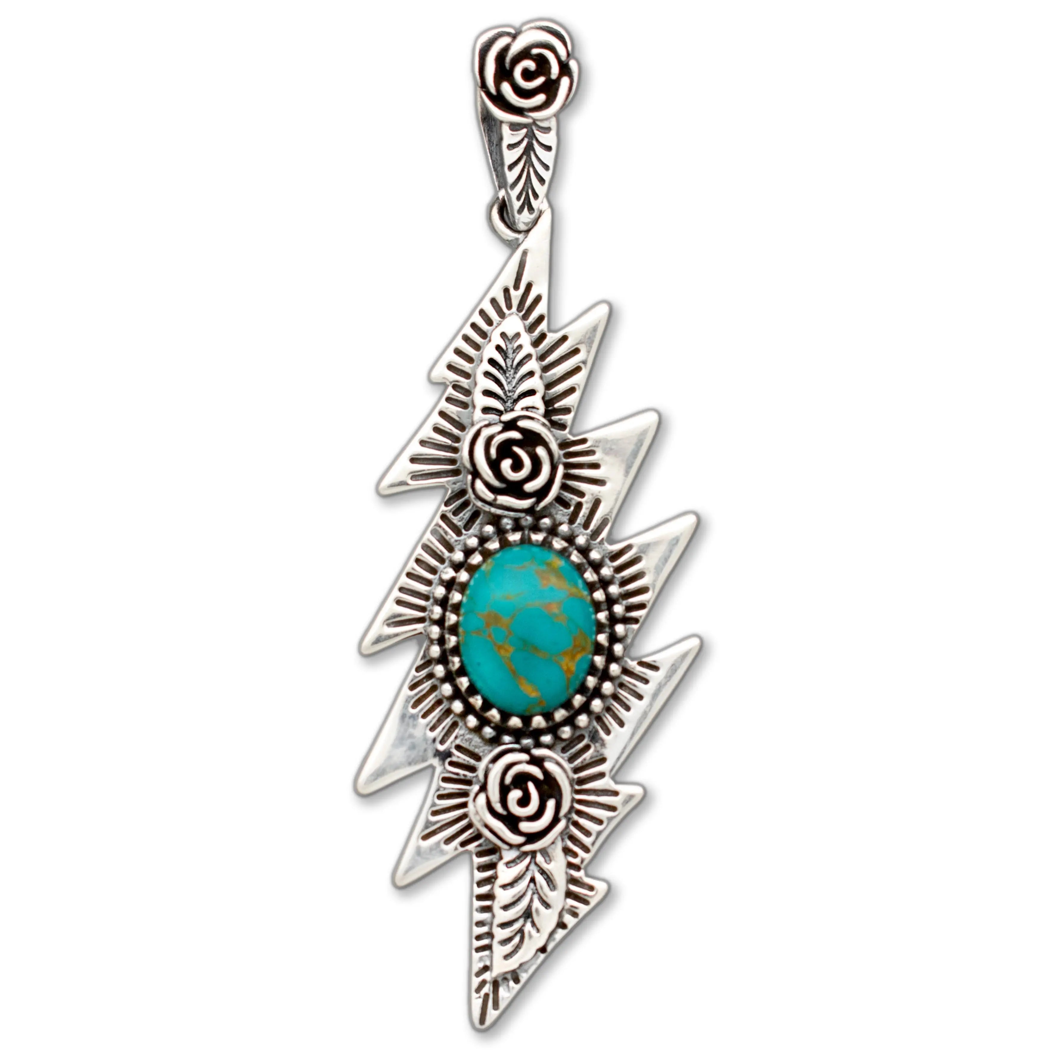 Grateful Dead Lazy Lightning Pendant | Turquoise | Relix