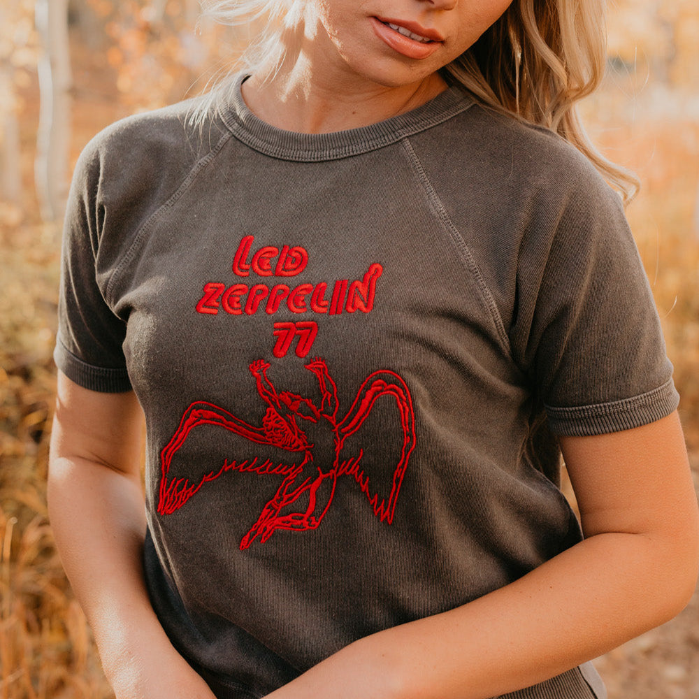 Led Zeppelin '77 Terry Raglan Shirt