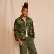 Led Zeppelin Authentic Vintage Men's Camo Army Jacket