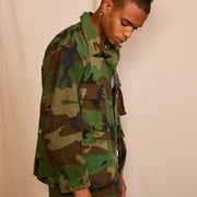 Led Zeppelin Authentic Vintage Men's Camo Army Jacket