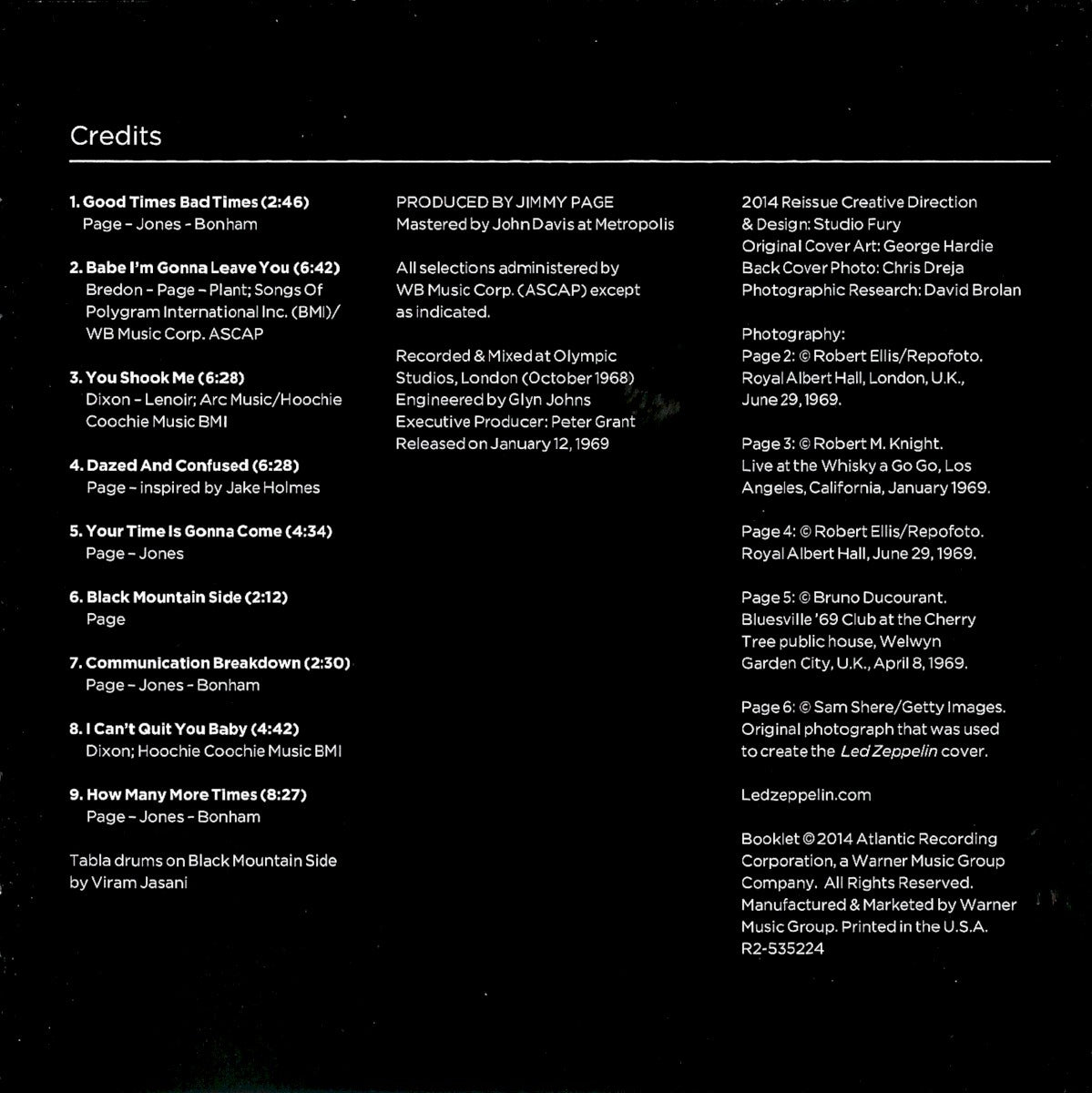 Led Zeppelin – Led Zeppelin I: Remastered Original Album (CD) - View 13