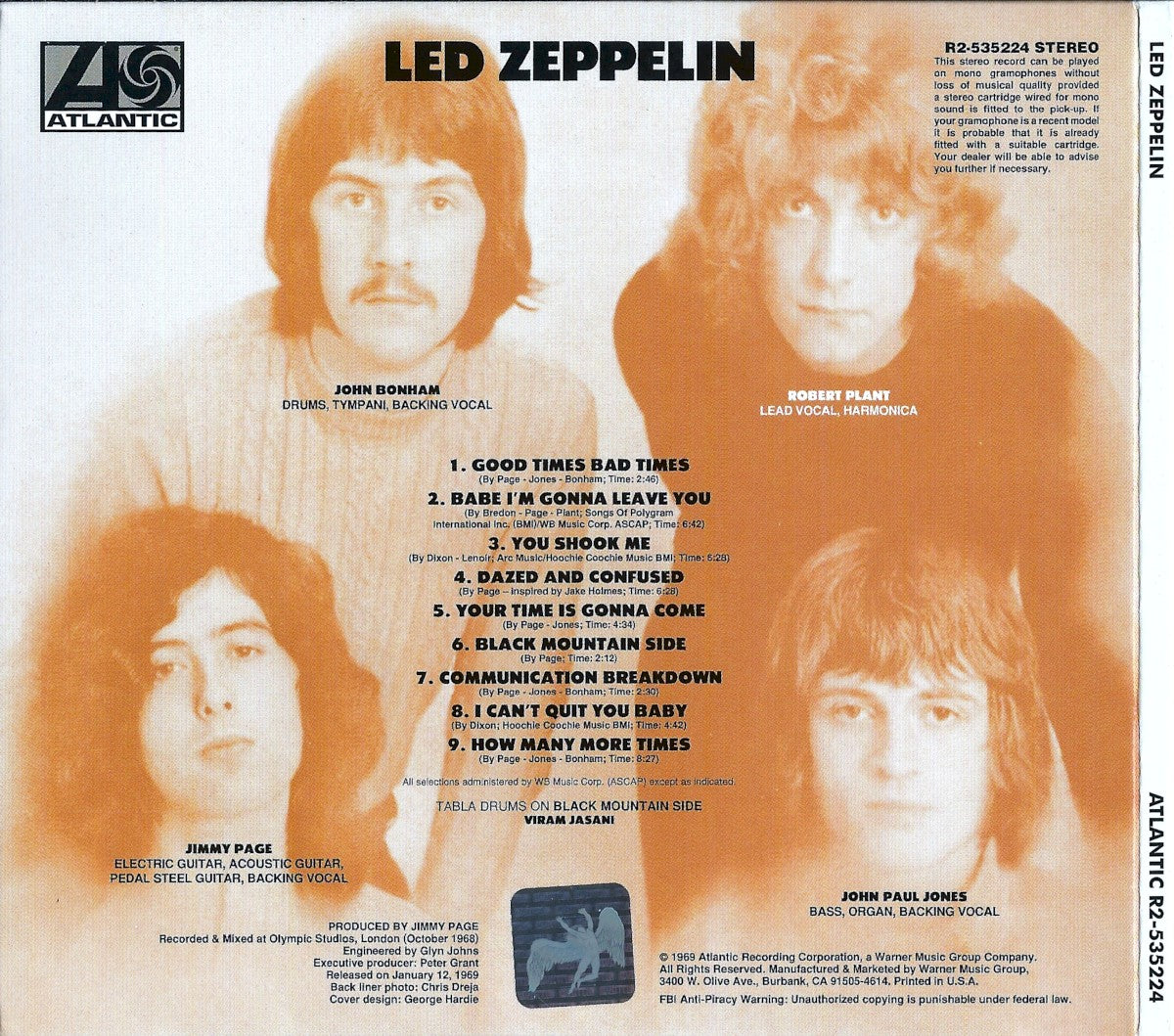 Led Zeppelin – Led Zeppelin I: Remastered Original Album (CD) - Alternate View