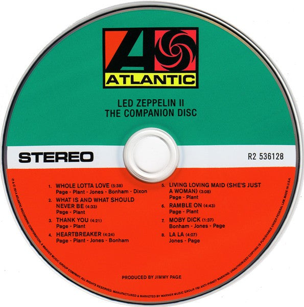 Led Zeppelin – Led Zeppelin II: Remastered Deluxe Edition (2-CD) - Close-Up