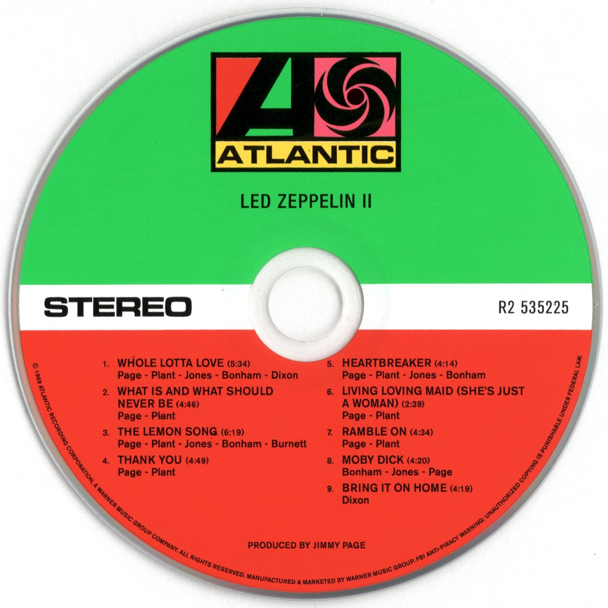 Led Zeppelin – Led Zeppelin II: Remastered Original Album (CD) - Alternate View