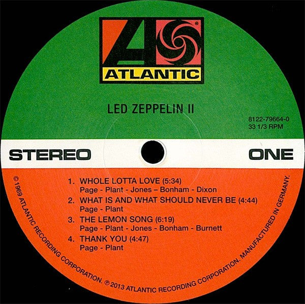 Led Zeppelin – Led Zeppelin II: Remastered Original Album (LP Vinyl) - Detail