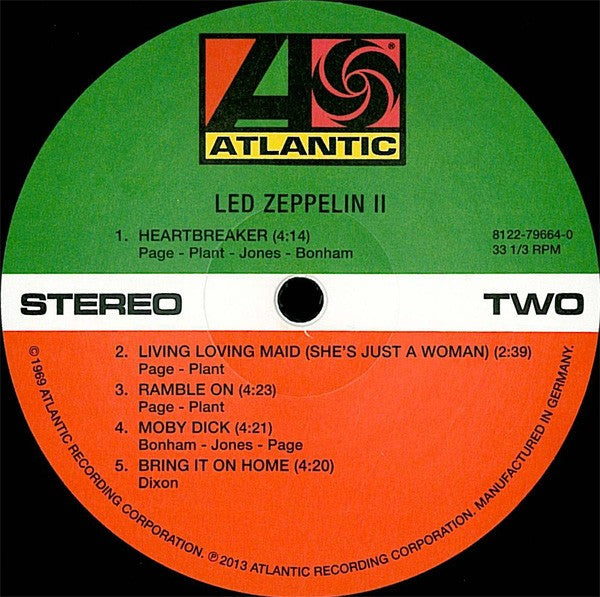 Led Zeppelin – Led Zeppelin II: Remastered Original Album (LP Vinyl) - Alternate View
