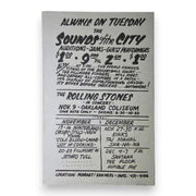 Led Zeppelin, The Bonzo Dog Band, The Rolling Stones – Winterland, San Francisco (Nov 6–8, 1969) by Randy Tuten (Handbill)