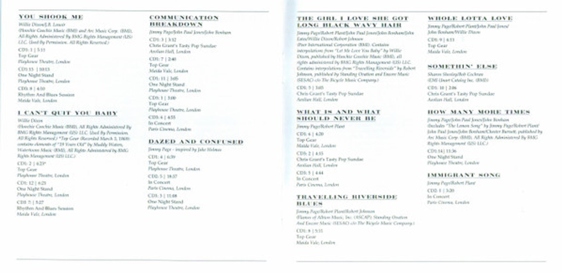 Led Zeppelin – The Complete BBC Sessions (3-CD Box Set) - View 11