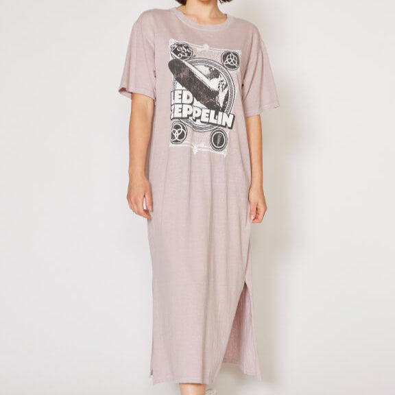 Led Zeppelin Vintage Lavender Dress
