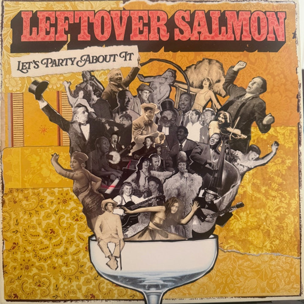 Leftover Salmon – Let's Party About It - (Deep Yellow / Purple Twisted LP Vinyl) - Back
