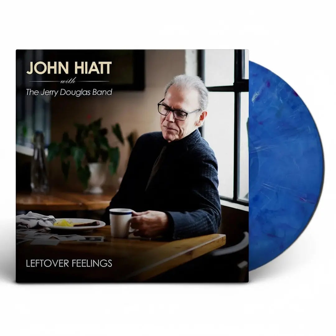 John Hiatt with The Jerry Douglas Band - Leftover Feelings (Blue Marble LP Vinyl) ShopTime Music & Media