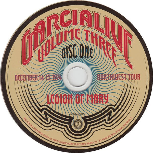 Legion of Mary – GarciaLive Vol. 3: December 14-15, 1974 Northwest Tour (3-CD) - Alternate View
