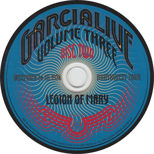 Legion of Mary – GarciaLive Vol. 3: December 14-15, 1974 Northwest Tour (3-CD) - Close-Up