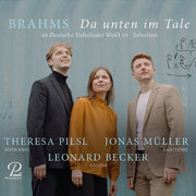 Leonard / Theresa Pilsl / Jonas Muller Becker – Johannes Brahms: 49 German Folksongs for Soprano / Baritone & Guitar (CD)