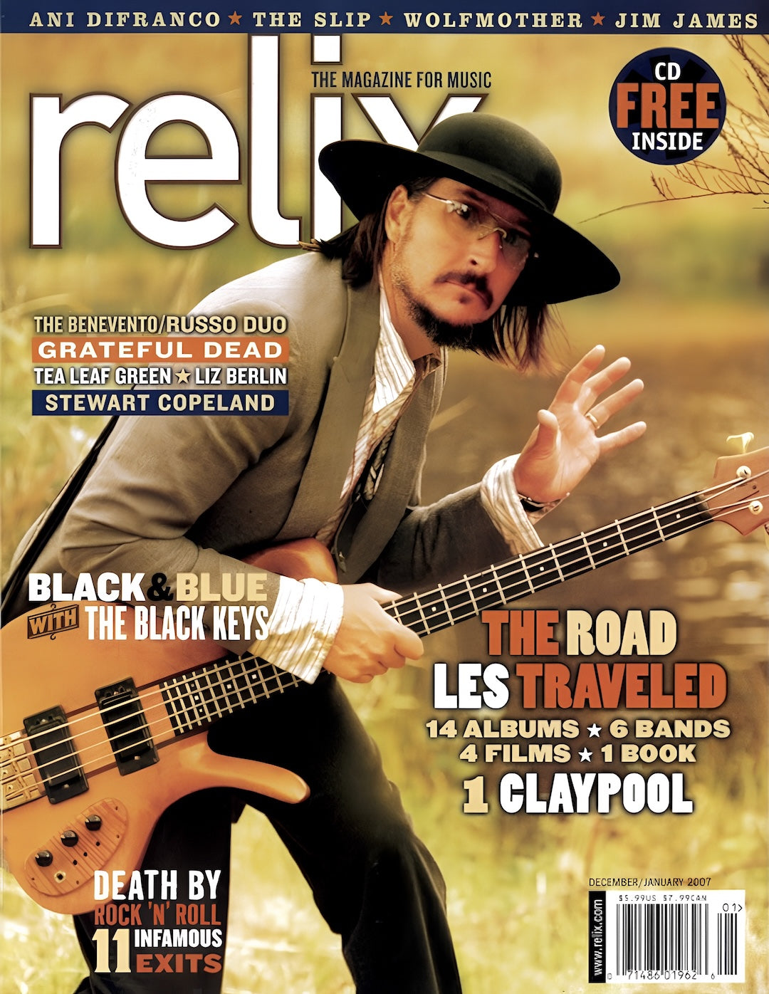 Les Claypool - December/January 2007 Relix Issue