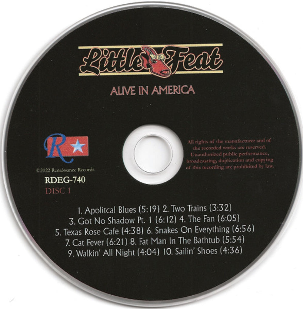 Little Feat – Alive In America (2-CD)