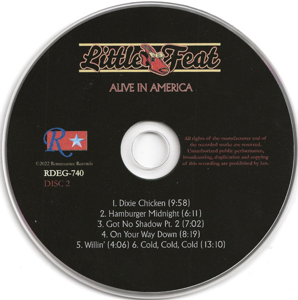 Little Feat – Alive In America (2-CD)