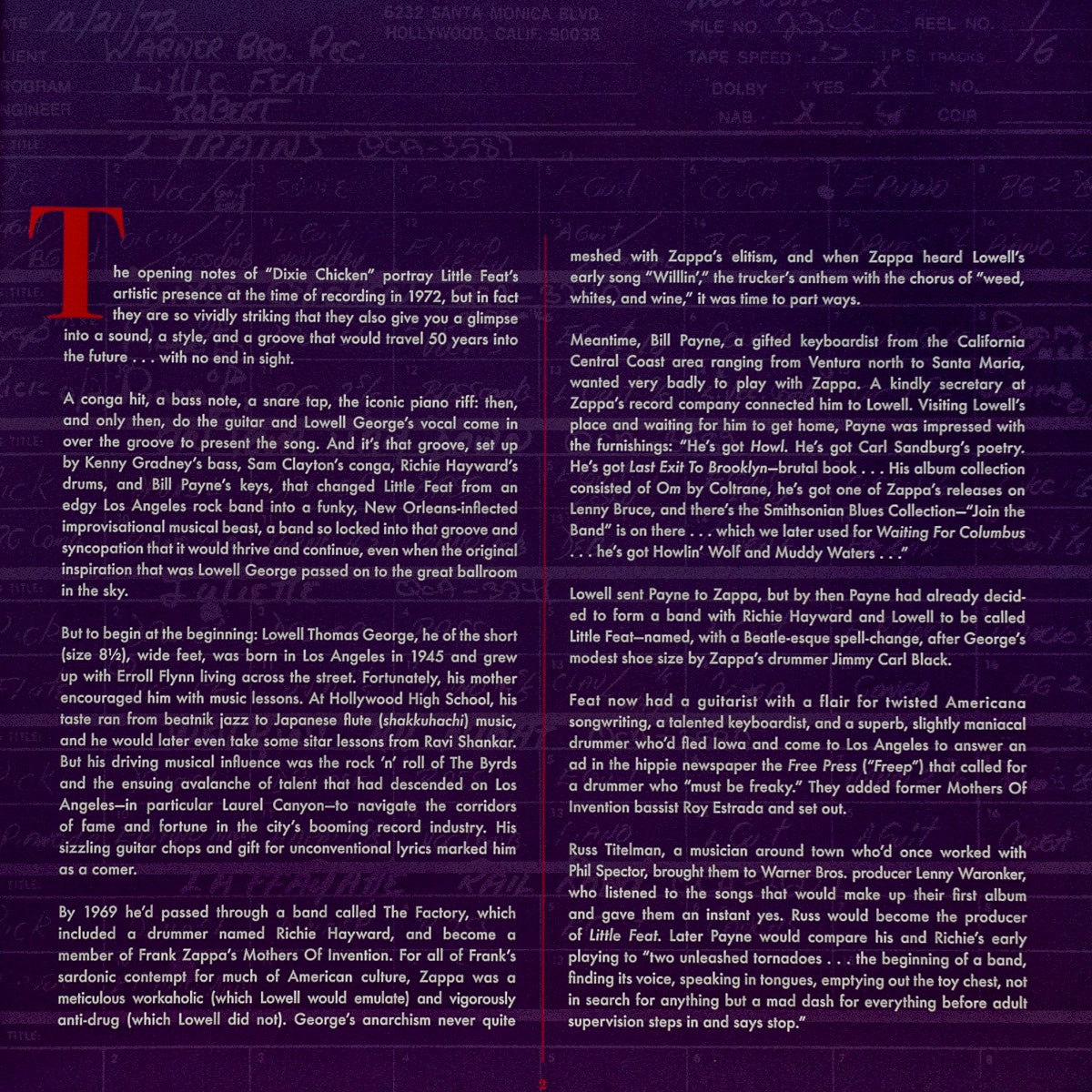 Little Feat – Dixie Chicken (Deluxe 3-LP Vinyl)