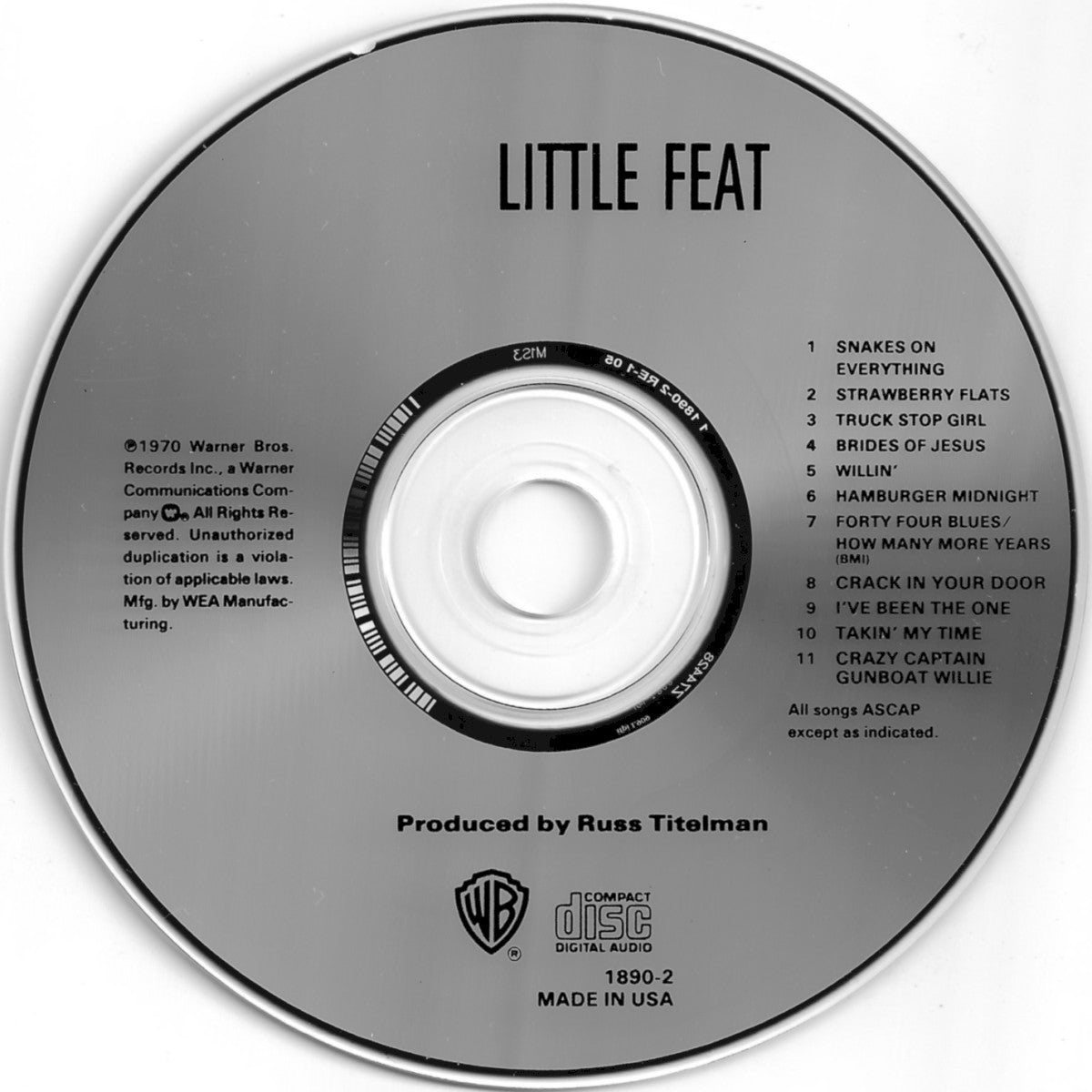 Little Feat – Little Feat (CD) - Alternate View