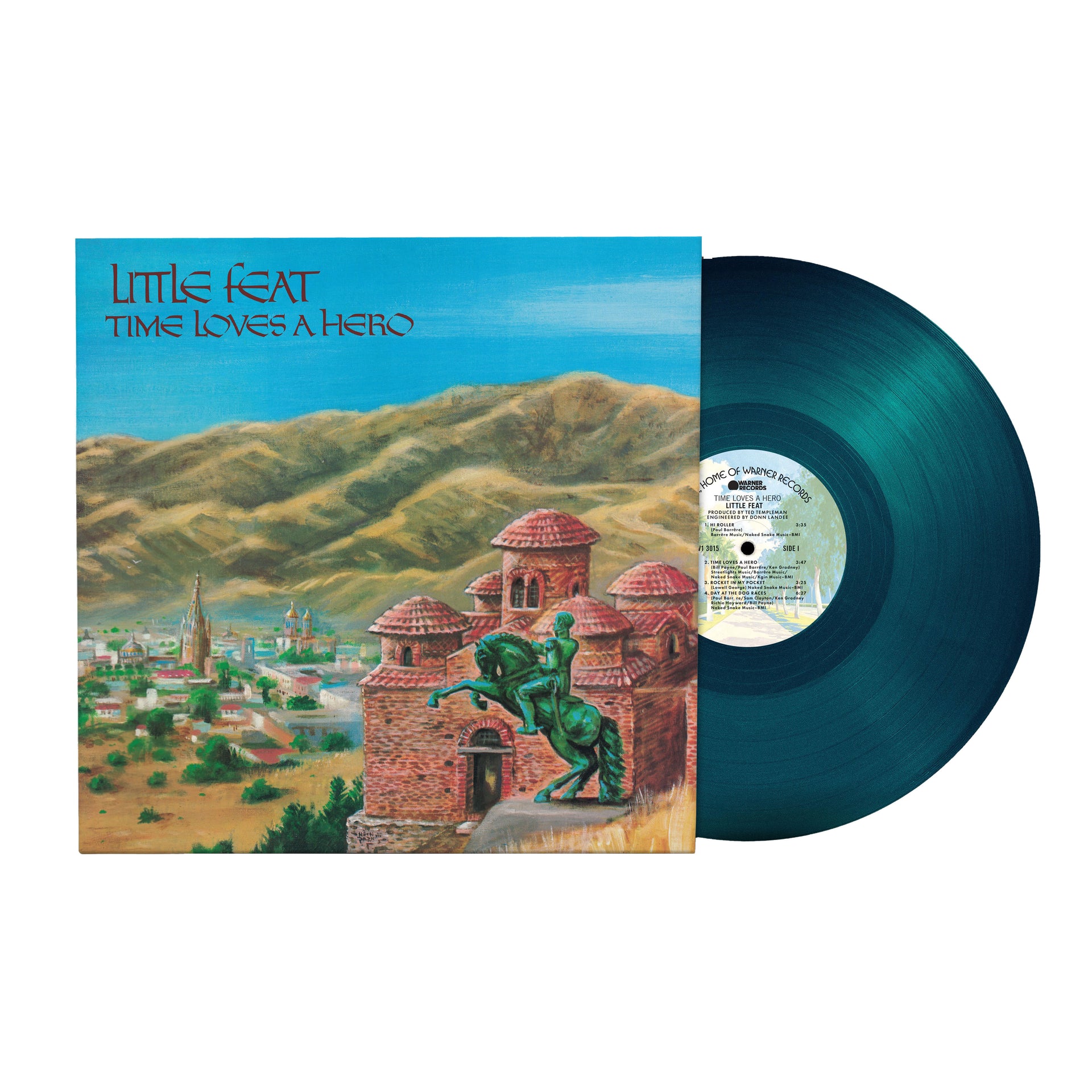 Little Feat – Time Loves A Hero (Blue LP Vinyl) - Front