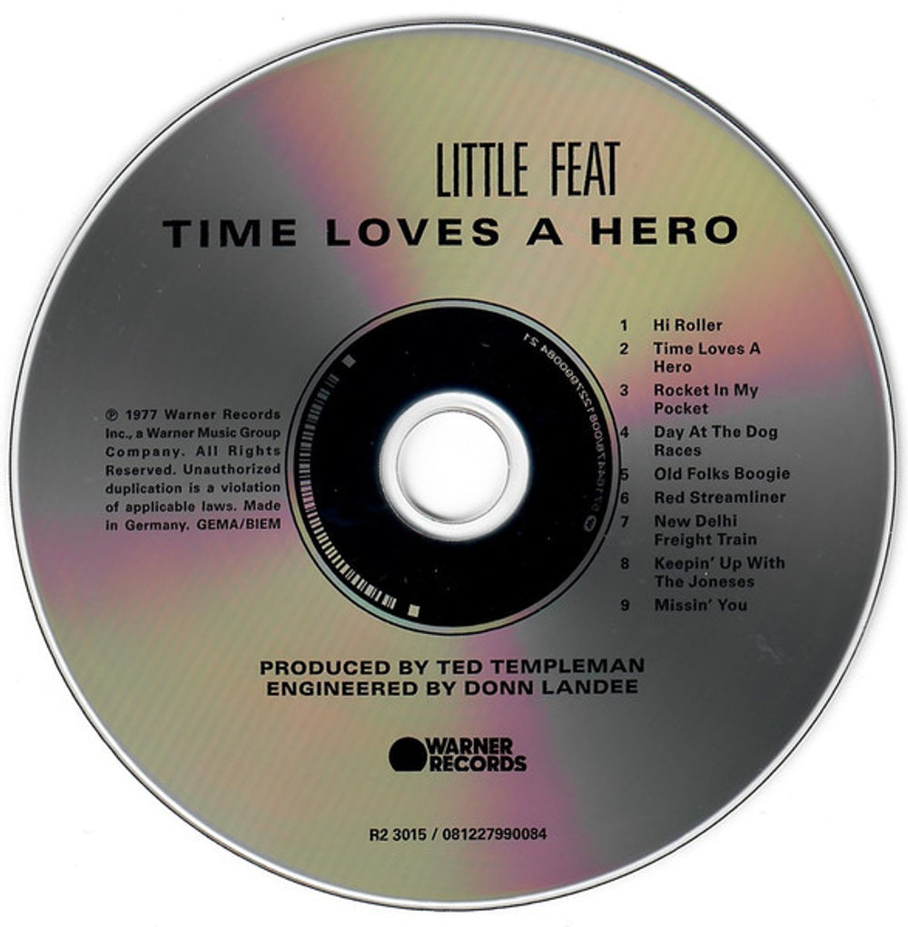 Little Feat – Time Loves a Hero (CD) - Alternate View