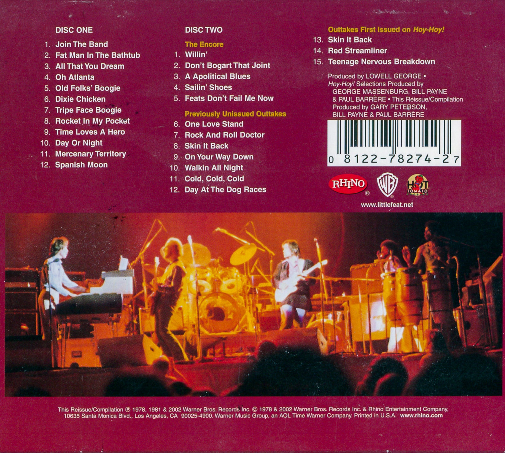 Little Feat – Waiting for Columbus (2-CD) - Alternate View