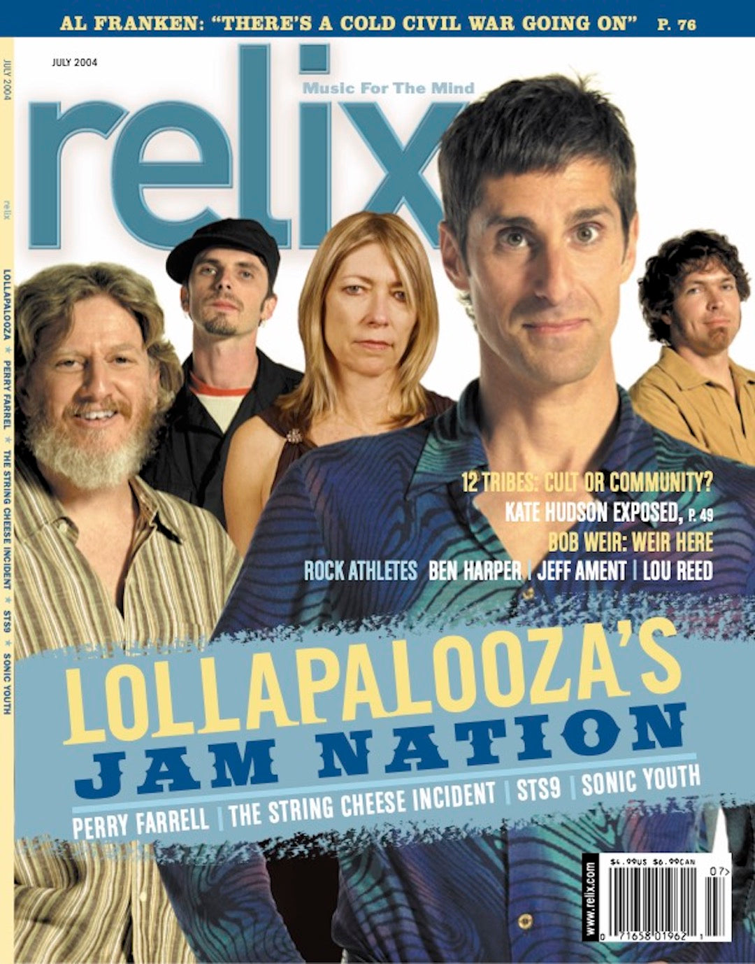 Lollapalooza - July 2004 Relix Issue