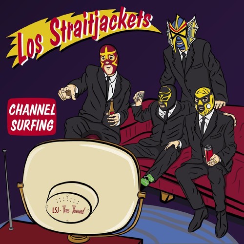 Los Straitjackets – Channel Surfing EP (LP Vinyl)