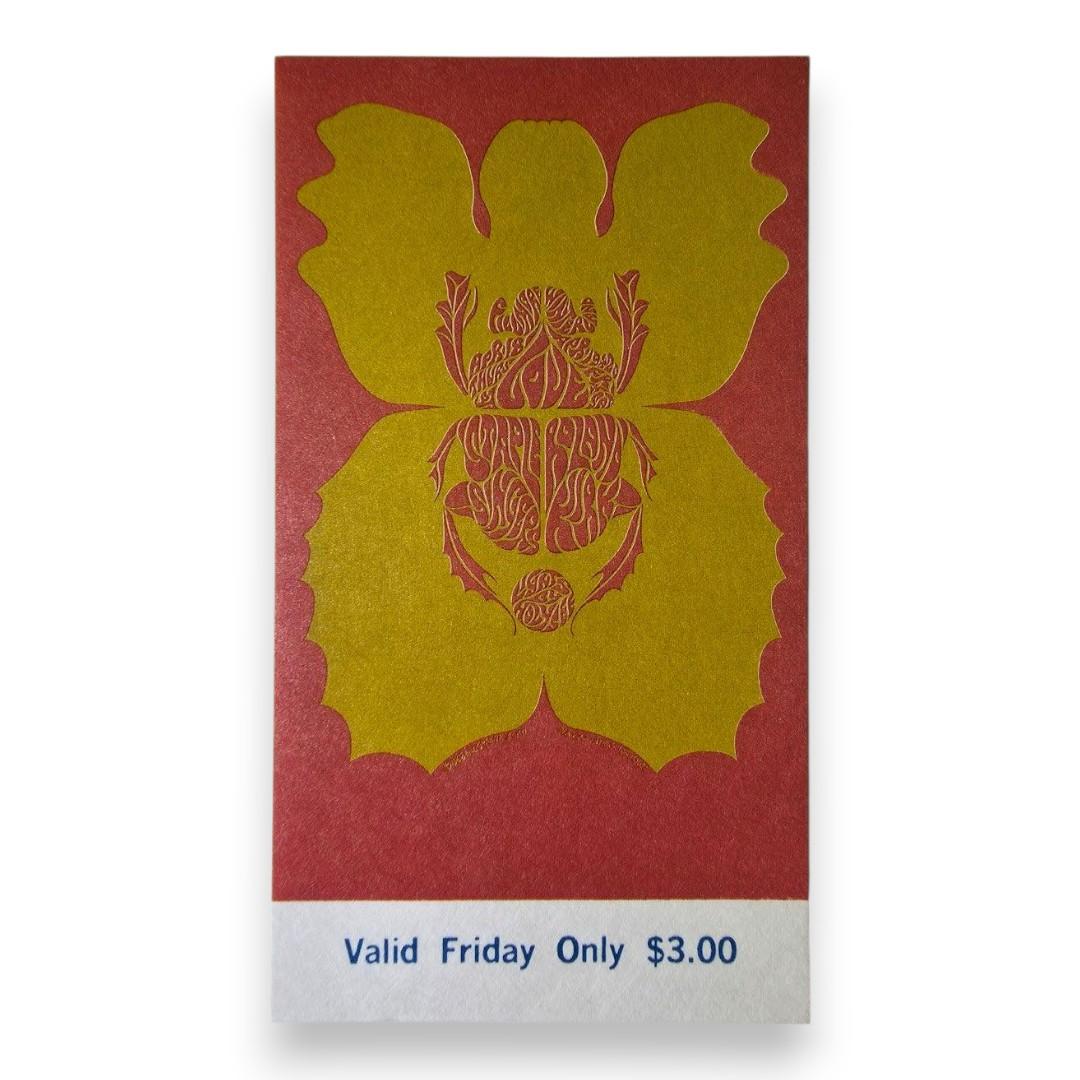 Love, The Staple Singers, Rahsaan Roland Kirk - 3-Night Run - April 18-20, 1968 - The Fillmore | Vintage Ticket Bundle