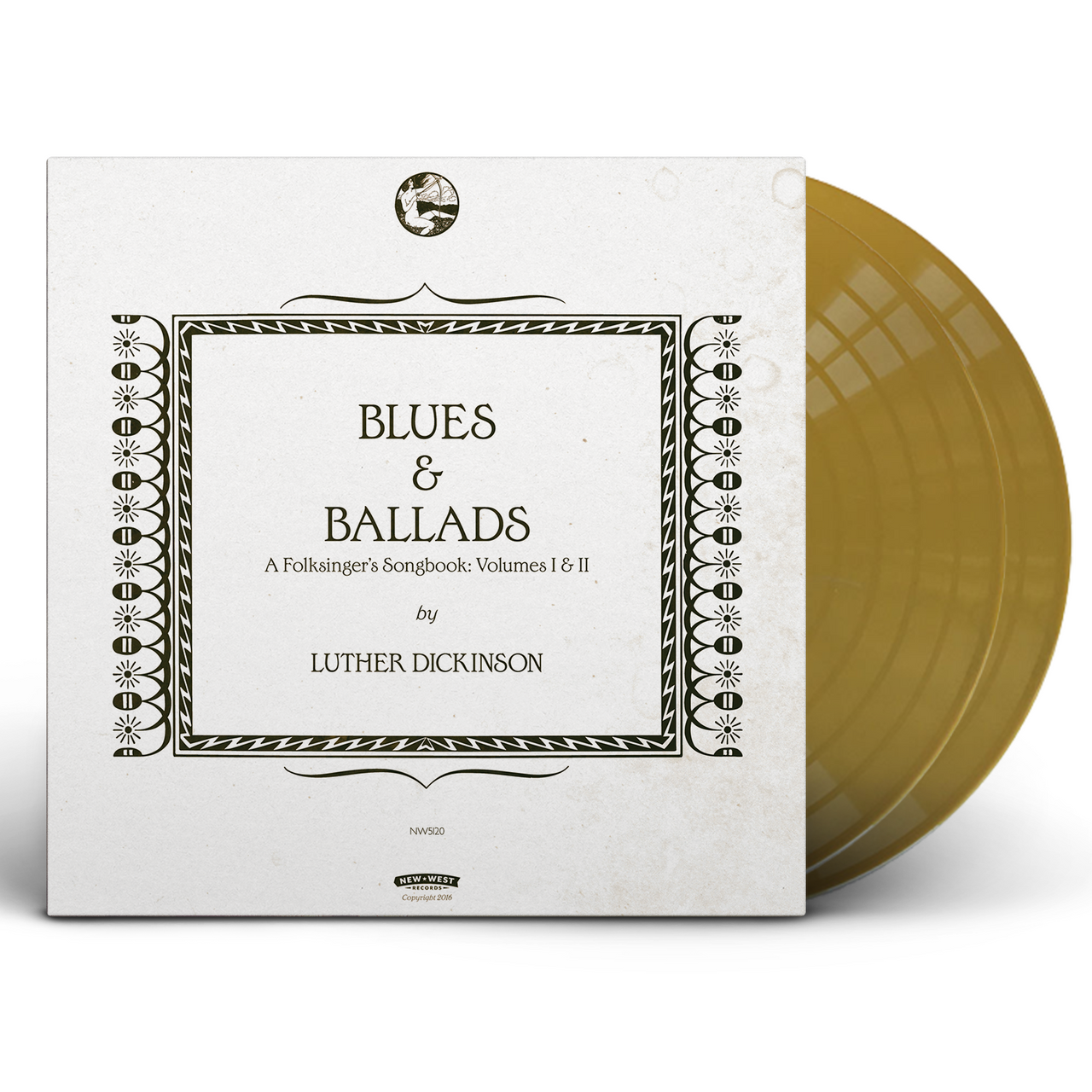 Luther Dickinson – Blues & Ballads, A Folksinger’s Songbook, Volumes I & II (Metallic Gold 2-LP Vinyl)
