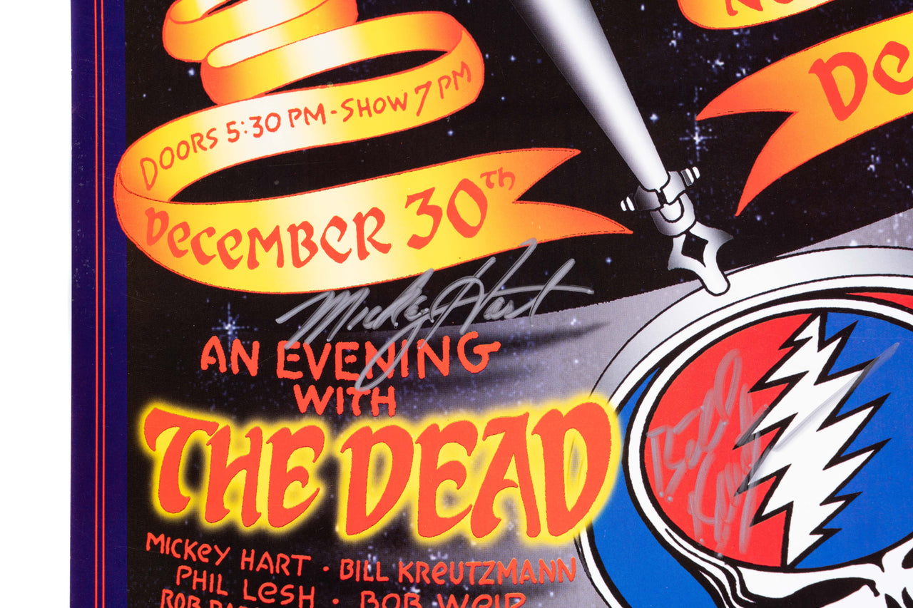 The Dead New Year's Eve Concert Poster (2004) – Signed by Phil Lesh, Bob Weir, Mickey Hart, Bill Kreutzmann, Joan Osborne, Jeff Chimenti, and Rob Barraco