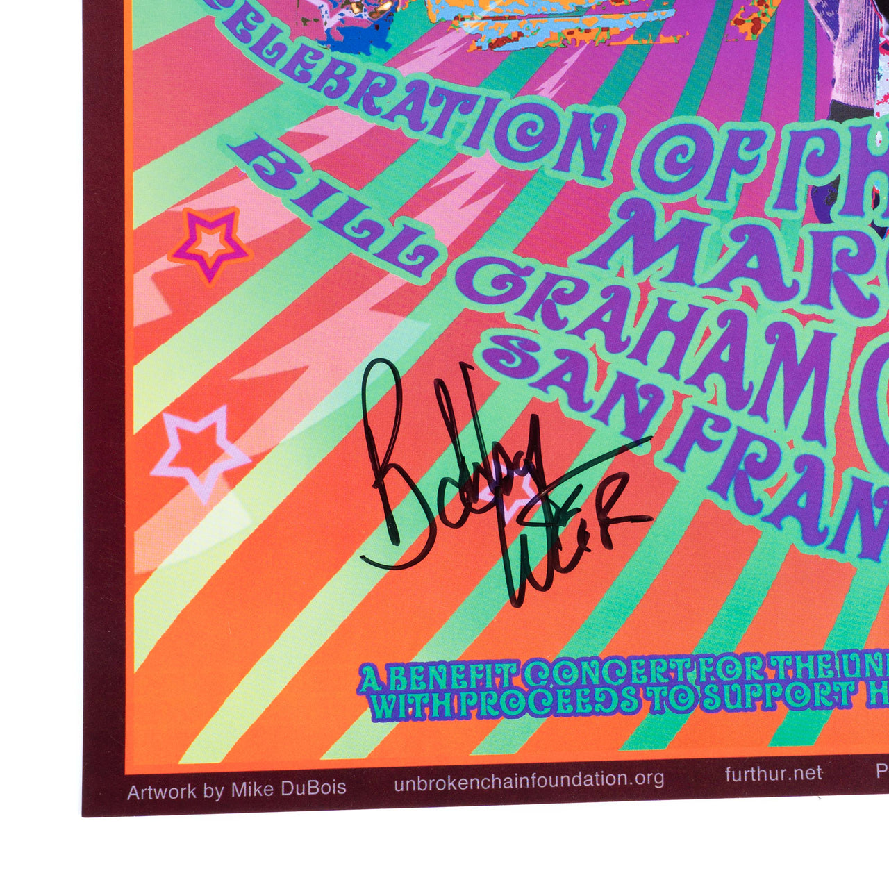 Furthur Celebration of Phil Lesh's 70th Birthday Concert Poster (2010) – Signed by Phil Lesh & Bob Weir