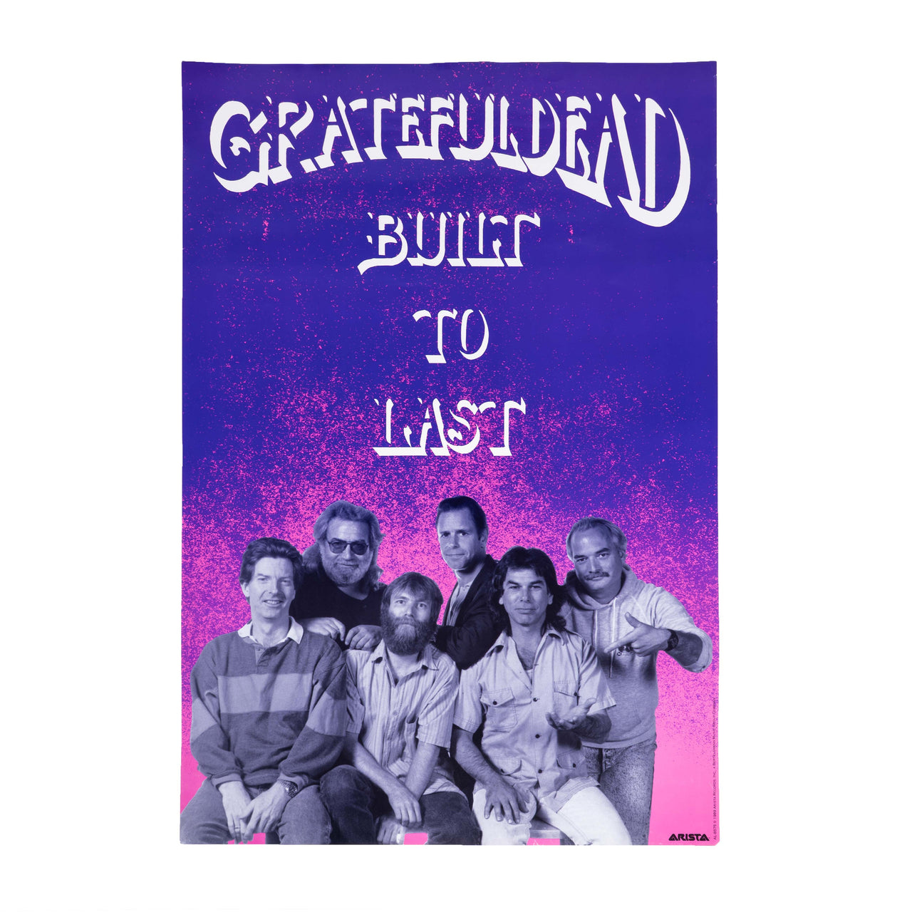 Grateful Dead Built to Last Promotional Poster (1989)