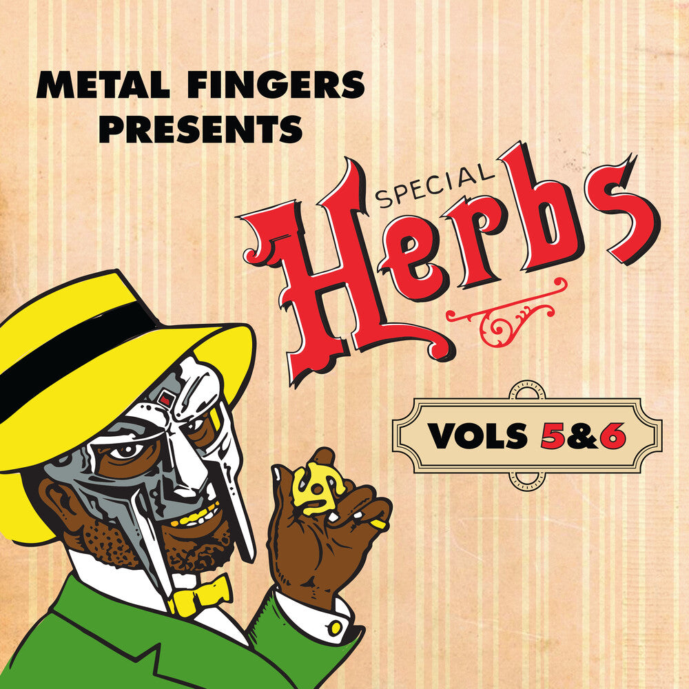 MF DOOM – Metal Fingers Presents: Special Herbs Vol. 5 & 6 (Apple Red 2xLP LP Vinyl)